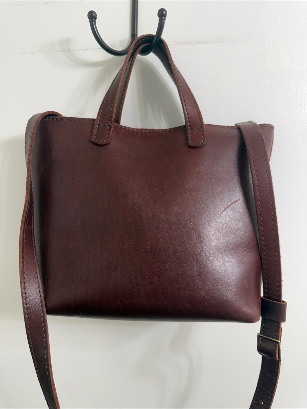 Portland Leather Goods Mini Crossbody tote - Picture 4 of 13
